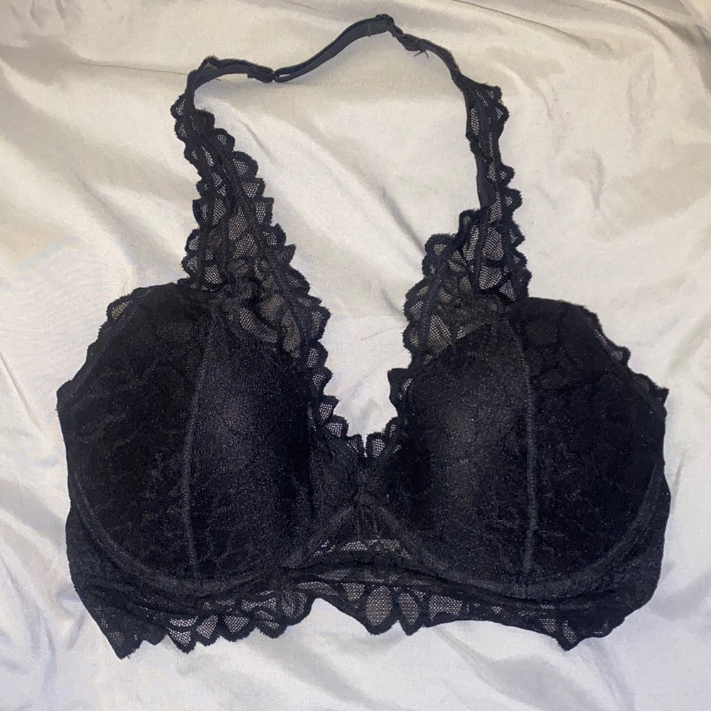 Lace Lightly Lined Halter Bralette from Victoria’s Secret PINK